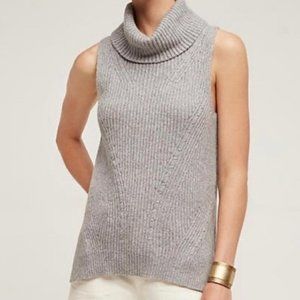 Anthropologie Angel of the North Cowl Neck Sleeveless Sweater